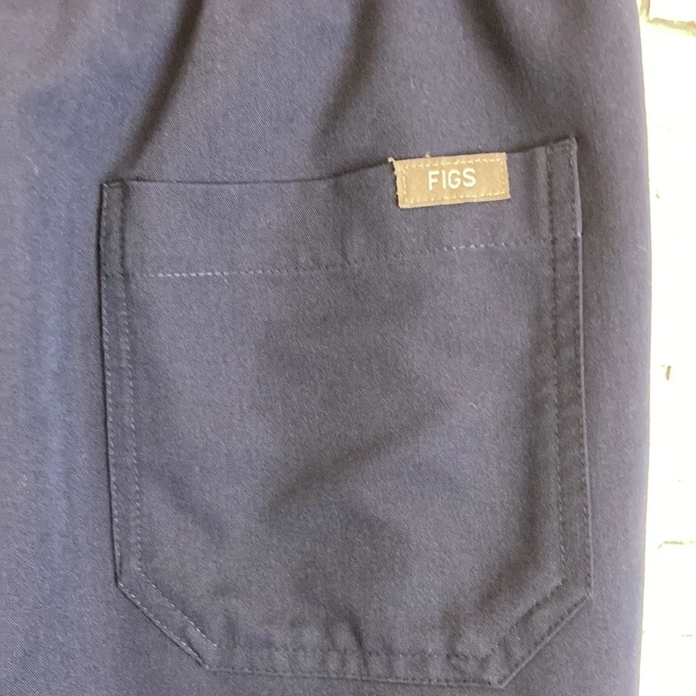 Figs Technical Collection Pisco Mens Scrub Pants Navy Stretch FM4500 Uniform